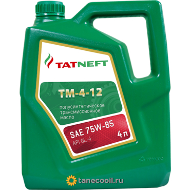Татнефть ТМ 4-12 SAE 75W-85
