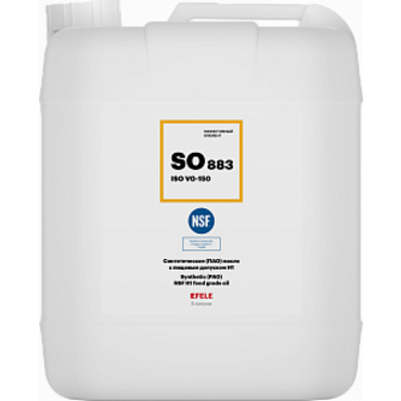 Синтетическое (ПАО) масло с пищевым допуском H1 EFELE SO-883