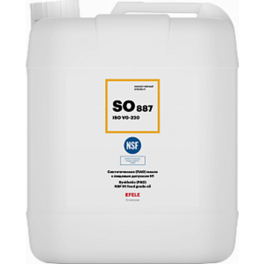 Синтетическое (ПАО) масло с пищевым допуском H1 EFELE SO-887